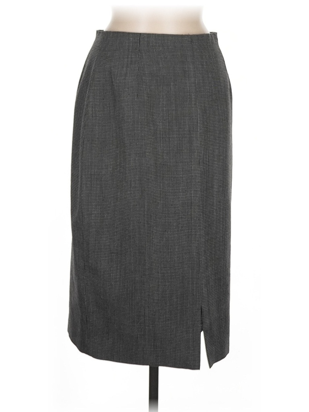 Liz Claiborne Gray Textured Pencil Skirt